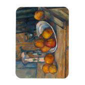 Paul Cezanne - Stillleben mit Milchsaft und Obst Magnet (Vertikal)