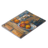 Paul Cezanne - Stillleben mit Milchsaft und Obst Notizblock (Linke Seite)