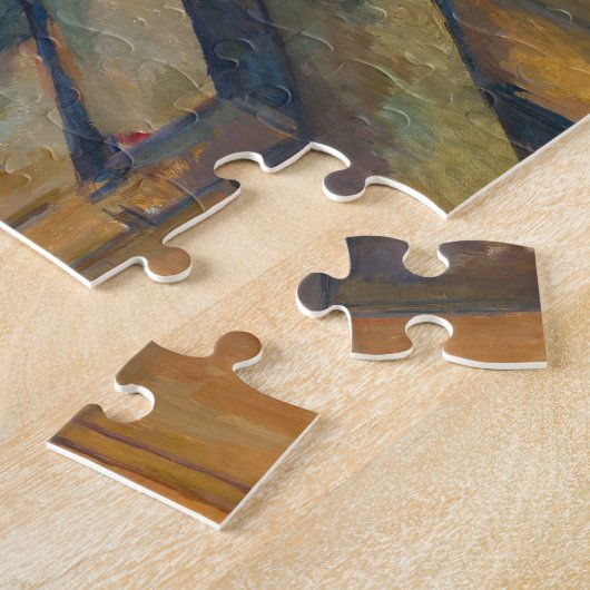 Paul Cezanne - Stillleben mit Milchsaft und Obst Puzzle (Seite)