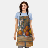 Paul Cezanne - Stillleben mit Milchsaft und Obst Schürze (Getragen)