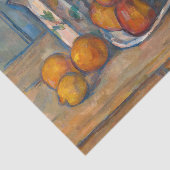 Paul Cezanne - Stillleben mit Milchsaft und Obst Seidenpapier (Ausschnitt)