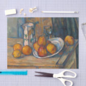 Paul Cezanne - Stillleben mit Milchsaft und Obst Seidenpapier (Handwerk)