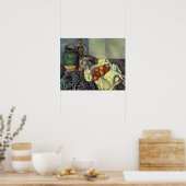 Paul Cezanne, Stillleben mit Obst Poster (Küche)