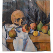 Paul Cezanne - Stillleben mit Skull Duschvorhang (Vorderseite)