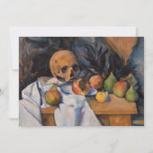 Paul Cezanne - Stillleben mit Skull Einladung (Vorderseite)