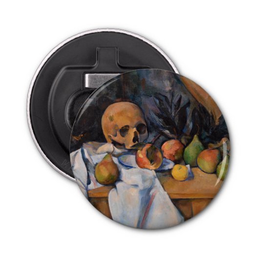 Paul Cezanne - Stillleben mit Skull Flaschenöffner (Vorderseite)