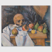 Paul Cezanne - Stillleben mit Skull Geschenkpapier (Flach)
