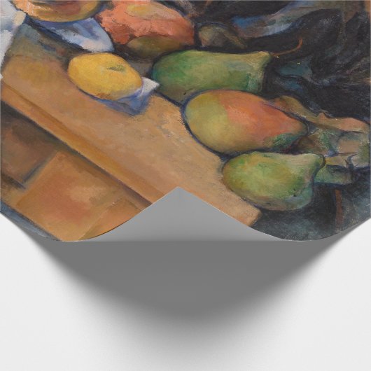 Paul Cezanne - Stillleben mit Skull Geschenkpapier (Ecke)
