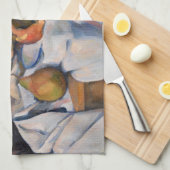 Paul Cezanne - Stillleben mit Skull Geschirrtuch (Viertel Falte)