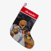 Paul Cezanne - Stillleben mit Skull Kleiner Weihnachtsstrumpf (Vorderansicht (hängend))