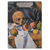 Paul Cezanne - Stillleben mit Skull Klemmbrett (Vorderseite)