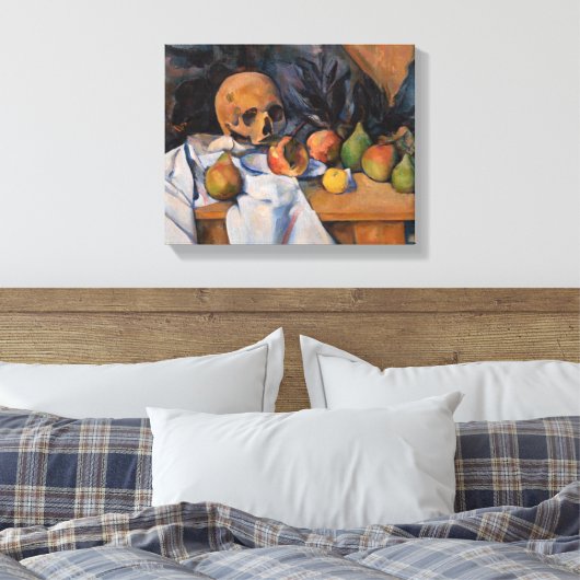 Paul Cezanne - Stillleben mit Skull Leinwanddruck (Insitu (Schlafzimmer))