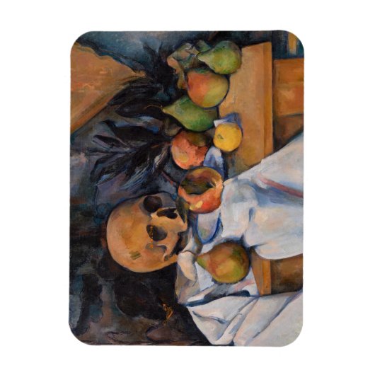 Paul Cezanne - Stillleben mit Skull Magnet (Vertikal)