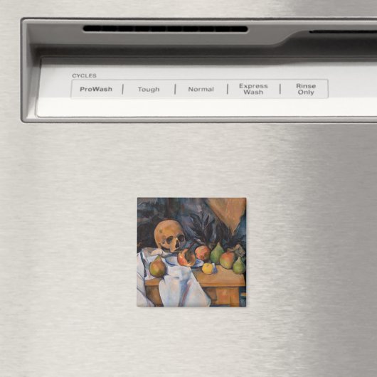 Paul Cezanne - Stillleben mit Skull Magnet (In Situ (Geschirrspüler))