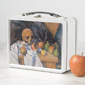 Paul Cezanne - Stillleben mit Skull Metall Brotdose (Beispiel)