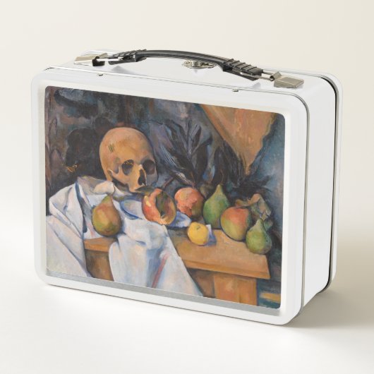 Paul Cezanne - Stillleben mit Skull Metall Brotdose (Rückseite)