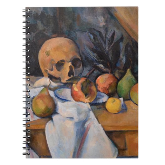 Paul Cezanne - Stillleben mit Skull Notizblock (Vorderseite)