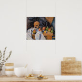 Paul Cezanne - Stillleben mit Skull Poster (Küche)