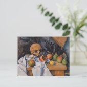 Paul Cezanne - Stillleben mit Skull Postkarte (Stehend Vorderseite)