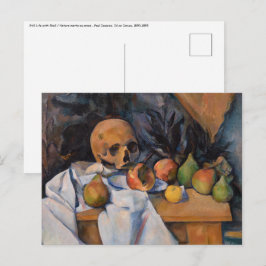 Paul Cezanne - Stillleben mit Skull Postkarte