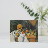 Paul Cezanne - Stillleben mit Skull Postkarte (Stehend Vorderseite)