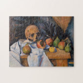Paul Cezanne - Stillleben mit Skull Puzzle (Horizontal)