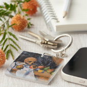 Paul Cezanne - Stillleben mit Skull Schlüsselanhänger (Vorderseite rechts)