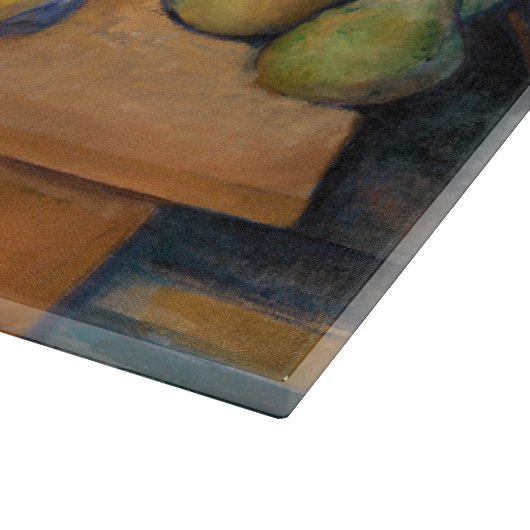 Paul Cezanne - Stillleben mit Skull Schneidebrett (Ecke)
