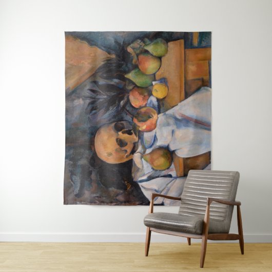 Paul Cezanne - Stillleben mit Skull Wandteppich (Beispiel)