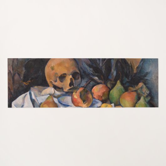 Paul Cezanne - Stillleben mit Skull Yogamatte (Rückseite (Horizontal))