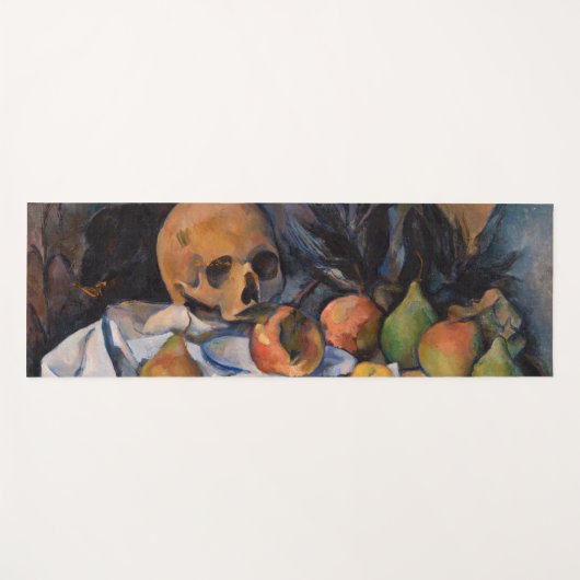 Paul Cezanne - Stillleben mit Skull Yogamatte (Vorderseite (Horizontal))