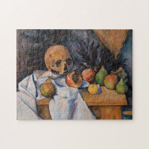 Paul Cezanne - Stillleben mit Totenkopf Puzzle