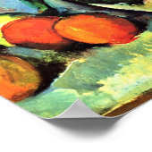 Paul Cezanne - Stillleben mit Tulpen Poster (Ecke)