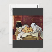 Paul Cezanne - Stillleben Postkarte (Vorne/Hinten)