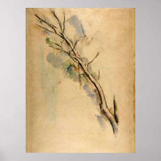 Paul Cezanne Studies of a Tree Poster (Vorne)