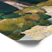 Paul Cézanne The Avenue im Jas de Bouffan Poster (Ecke)