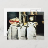 Paul Cezanne The Black Marble Clock, c.1870 Postkarte (Vorne/Hinten)