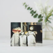 Paul Cezanne The Black Marble Clock, c.1870 Postkarte (Stehend Vorderseite)