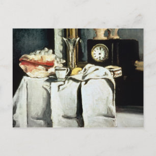Paul Cezanne The Black Marble Clock, c.1870 Postkarte
