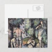 Paul Cezanne | The Five Bathers, c.1875-77 Postkarte (Vorne/Hinten)