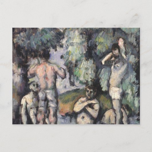 Paul Cezanne | The Five Bathers, c.1875-77 Postkarte (Vorderseite)