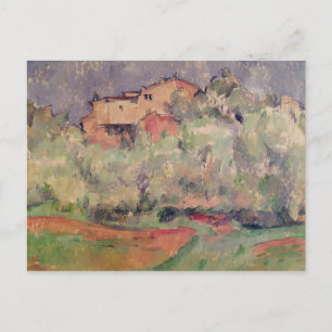Paul Cezanne The House at Bellevue, 1888-92 Postkarte