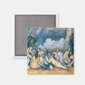 Paul Cezanne | The Large Bathers, c.1900-05 Magnet (Vorderseite/Rückseite)