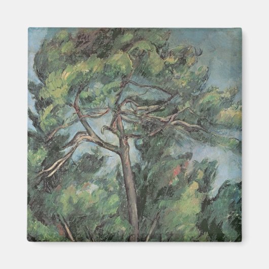 Paul Cezanne | The Large Pine, c.1889 Magnet (Vorne)