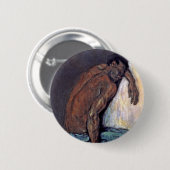 Paul Cezanne - The Negro Scipio Fine Art Malerei Button (Vorne & Hinten)