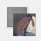 Paul Cezanne - The Negro Scipio Fine Art Malerei Magnet (Vorderseite/Rückseite)