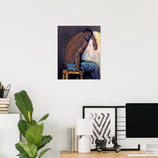 Paul Cezanne - The Negro Scipio Fine Art Malerei Poster (Heimbüro)