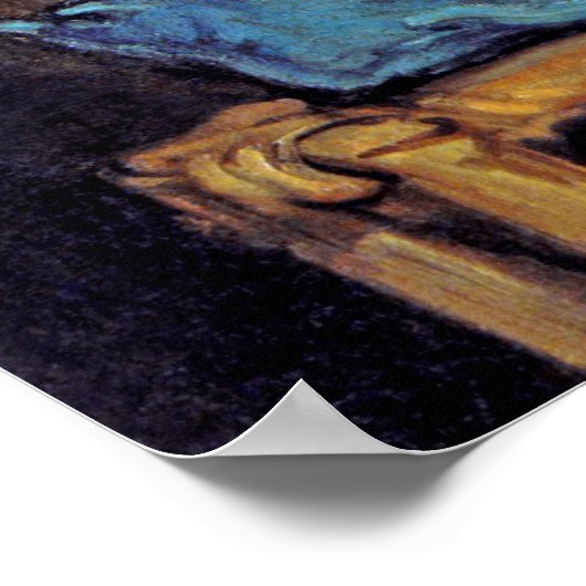 Paul Cezanne - The Negro Scipio Fine Art Malerei Poster (Ecke)