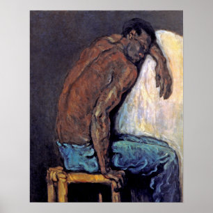 Paul Cezanne - The Negro Scipio Fine Art Malerei Poster
