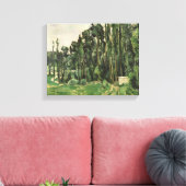 Paul Cezanne | The Poplars, c.1879-82 Leinwanddruck (Insitu (Wohnzimmer))